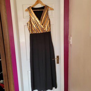 New Look Womens Gold and Black Suit